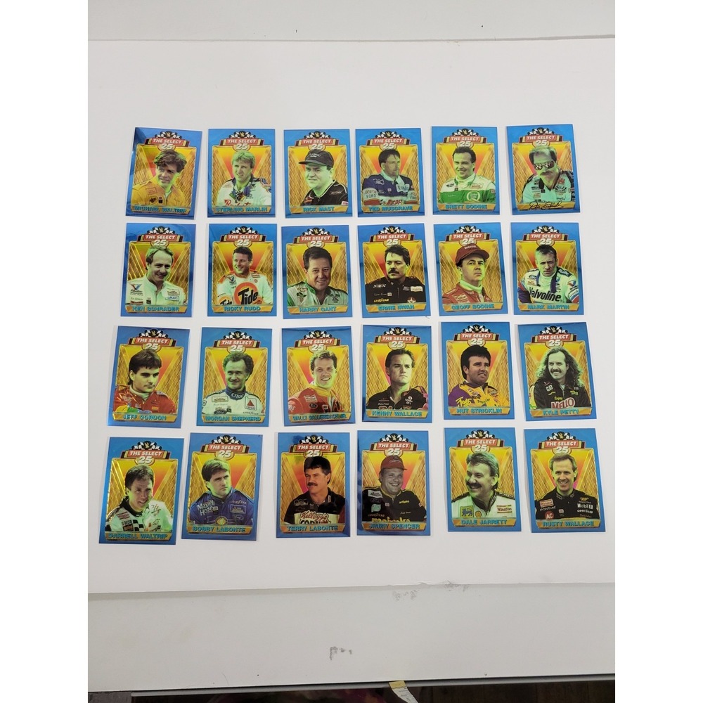 1994 Maxx Chromium The Select 25 NASCAR Trading Card Set Complete